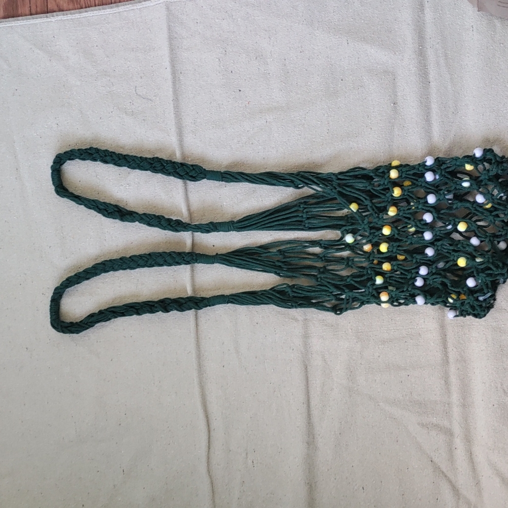 Macrame grocery bag